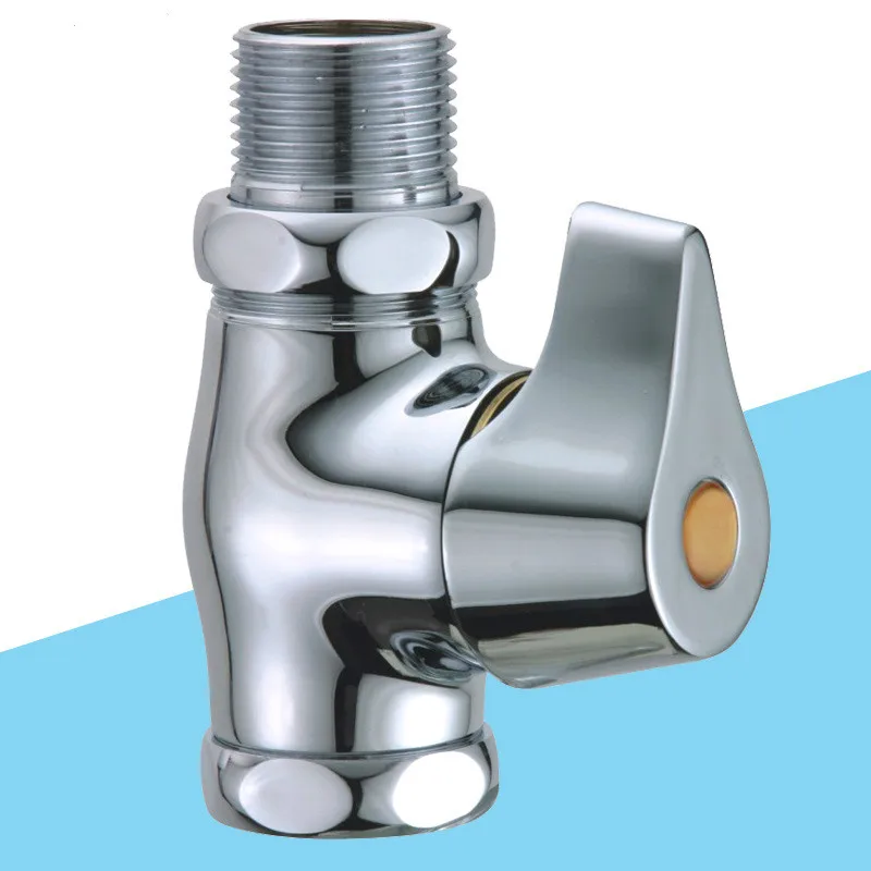 Quick Opening Flushing Valve All Copper Stool Flushing Valve Squatting Toilet Flushing Valve Faucet Replacement Part