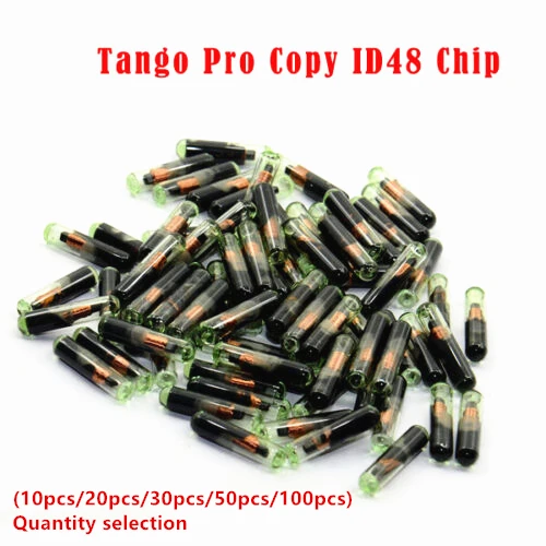 New Virgin Blank glass Transponder Chip T6 ID48 New Virgin Transponder ID48 transponder Chip-Tango Pro Copy ID48 Chip