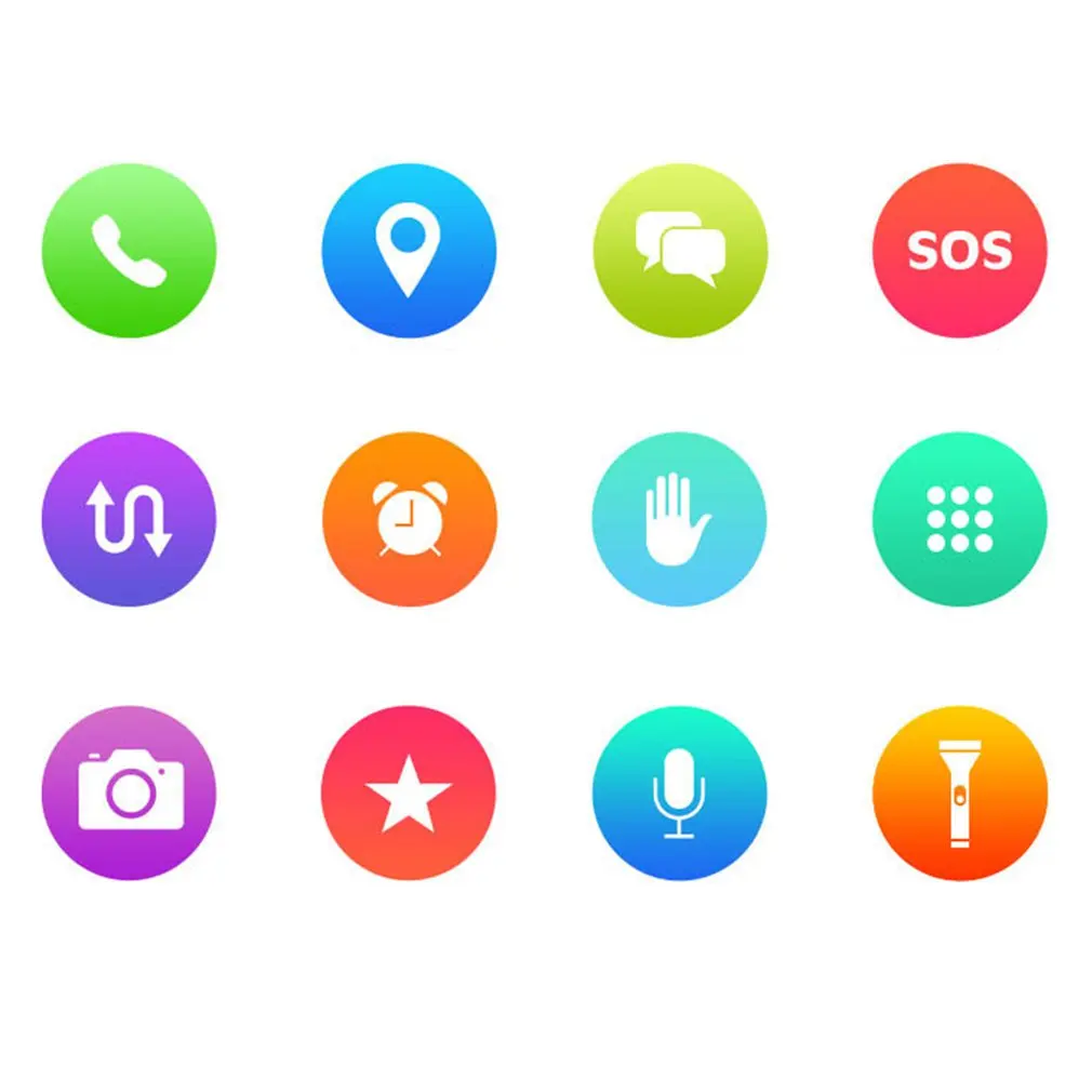 1.44 Inch Screen Children Smart Watch Anti Lost Monitor Kids Remote Camera SOS Emergency Alarm Watch Phone Support 2G/3G