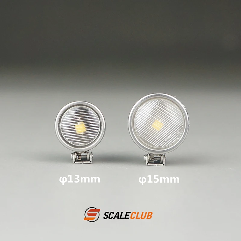 Scaleclub 1/14 metal small spotlight metal lamp cup is suitable for LESU R620 R470 TGX 3363 truck climbing car model