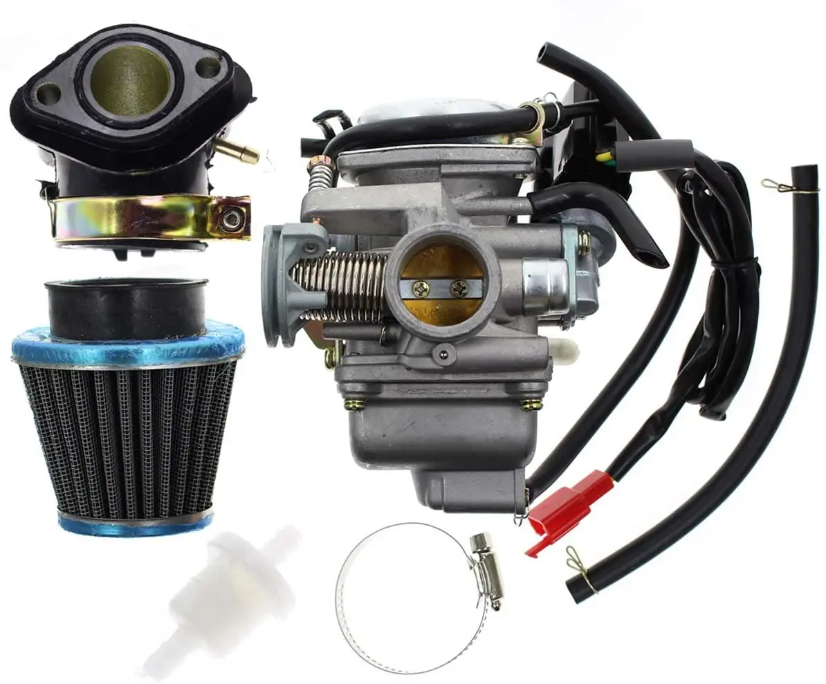 PD24J المكربن ل GY6 125cc 150cc الذهاب كارت سكوتر 152QMI 157QMJ ث/فلتر الهواء