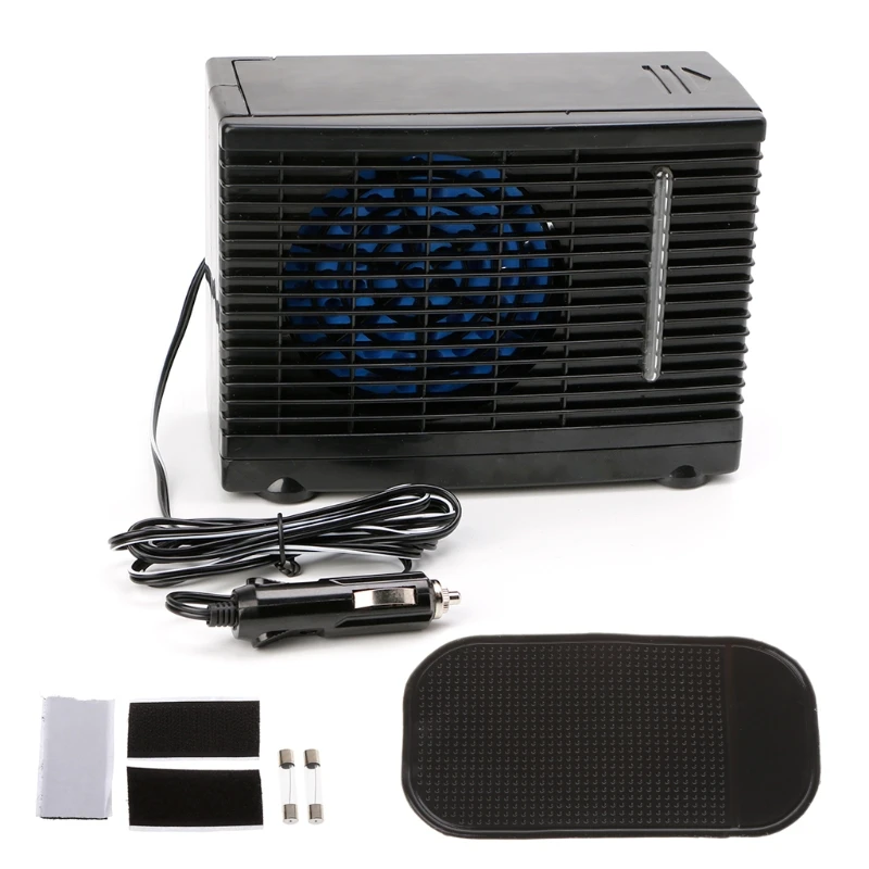 12V 60W 調整可能なカーエアコン、クーラー冷却ファンポータブルミニファン 12V 60W Adjustable Car Air Conditioner Cooler Cooling Fan Water
