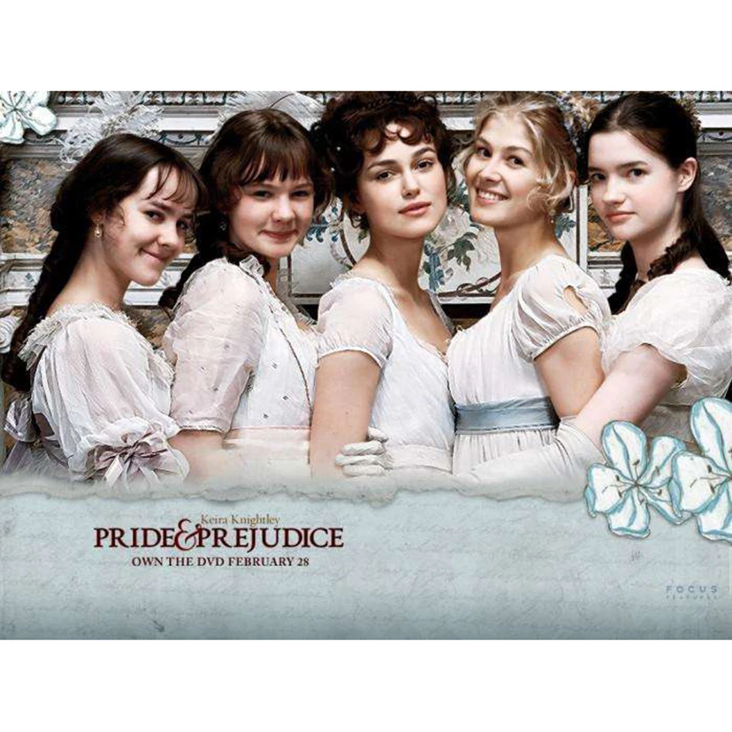 5D Diamond Embroidery Mosaic movie DIY Full Drill Handmade Gift Diamond Painting Pride and Prejudice Home Decoration FH133