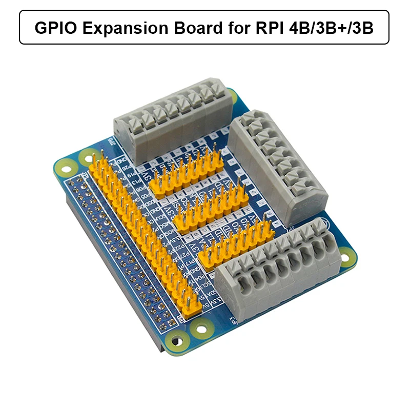 

Raspberry Pi 4 GPIO Extension Board Multifunction Robot DIY Experiment Test GPIO Board Module for Raspberry Pi 3B+ 2B Orange Pi