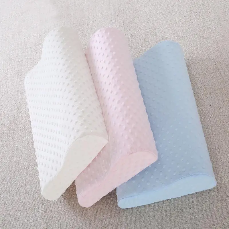 

Orthopedic Pillow Latex Neck Pillow Fiber Slow Rebound Soft Massager Health Care Memory Foam Polyester Cotton Solid Rectangle