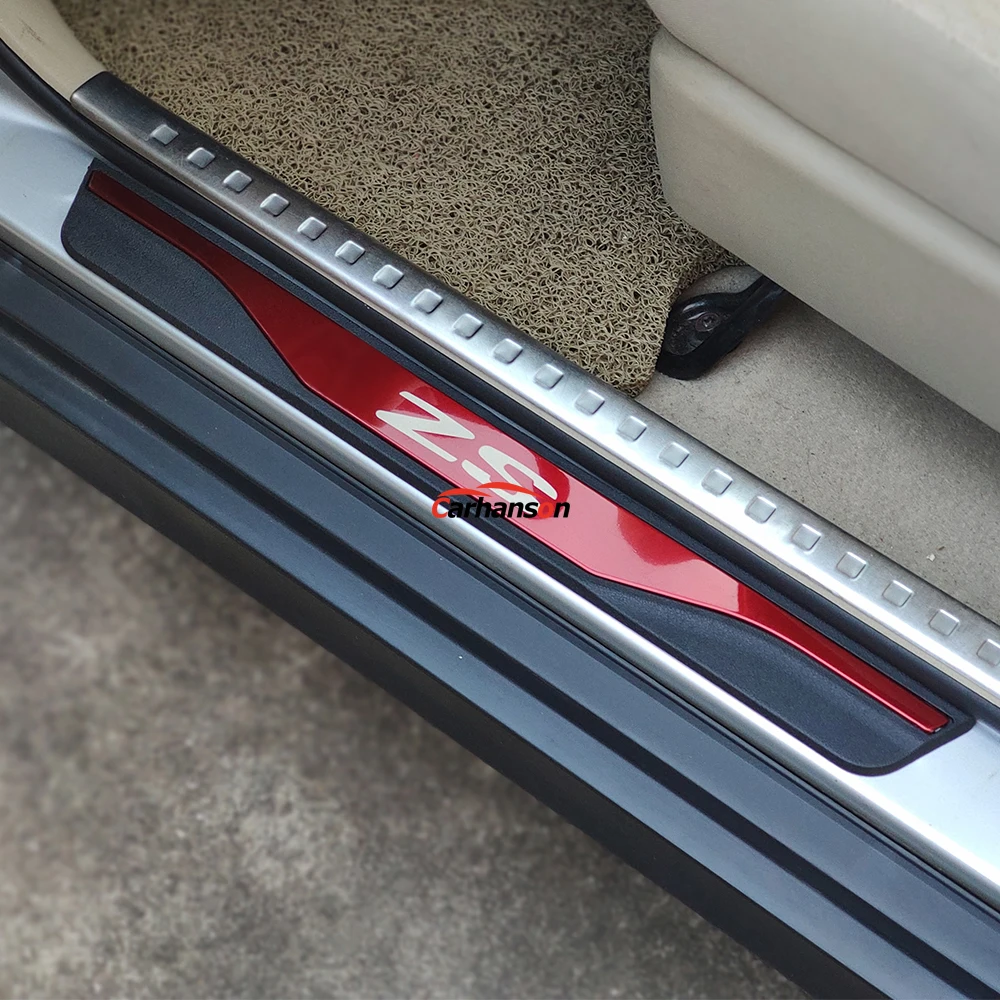 Für MG ZS 2024 2025 2026 Autozubehör Türschwellenleisten Trittschutz Pedalschutz Styling Auto-Schwellenaufkleber 4 Stück – Detail 9