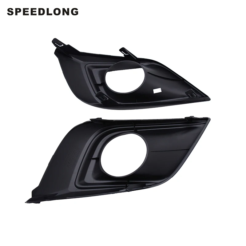 1Pair Left / Right Black Fog Light Lamp Trim Driving Light Cover Grill Trims Fit For Nissan Murano 2015-2018