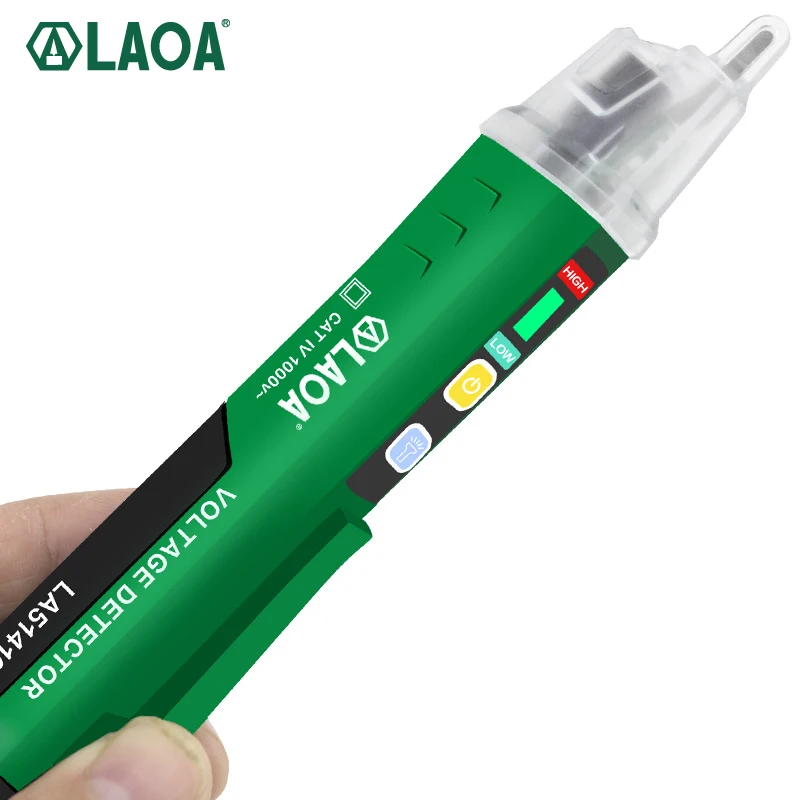 LAOA Voltage Meter Induction Probe Pen Detectors Smart Non-Contact Electric Sensor Tester Pen 90-1000V Current Electrician Tool