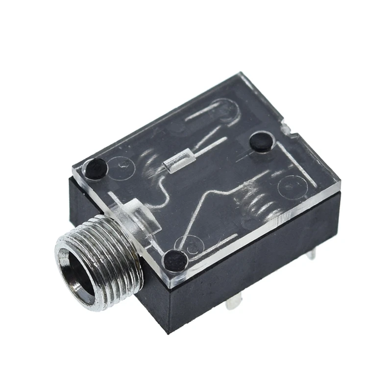 10 Stück, heiß begehrt, 5-polige 3,5-mm-Stereo-Audio-Buchse, PCB-Panelmontage für Kopfhörer mit Mutter, PJ-324M + 3,5-mm-Stereo-Audiostecker – Detail 4