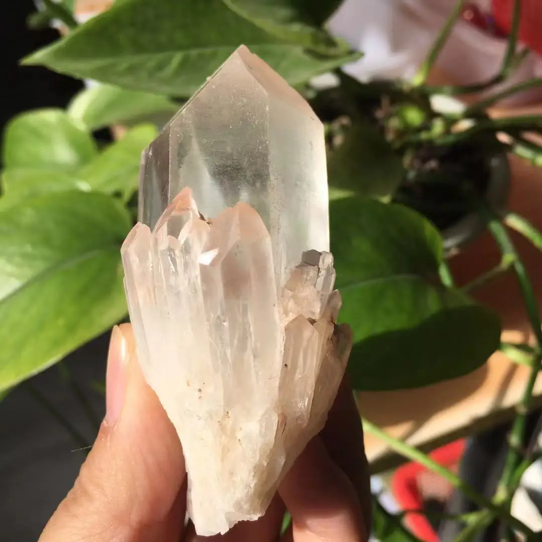 Natural White quartz crystals and mineral crystal specimens stones and crystals quartz point 80-100g