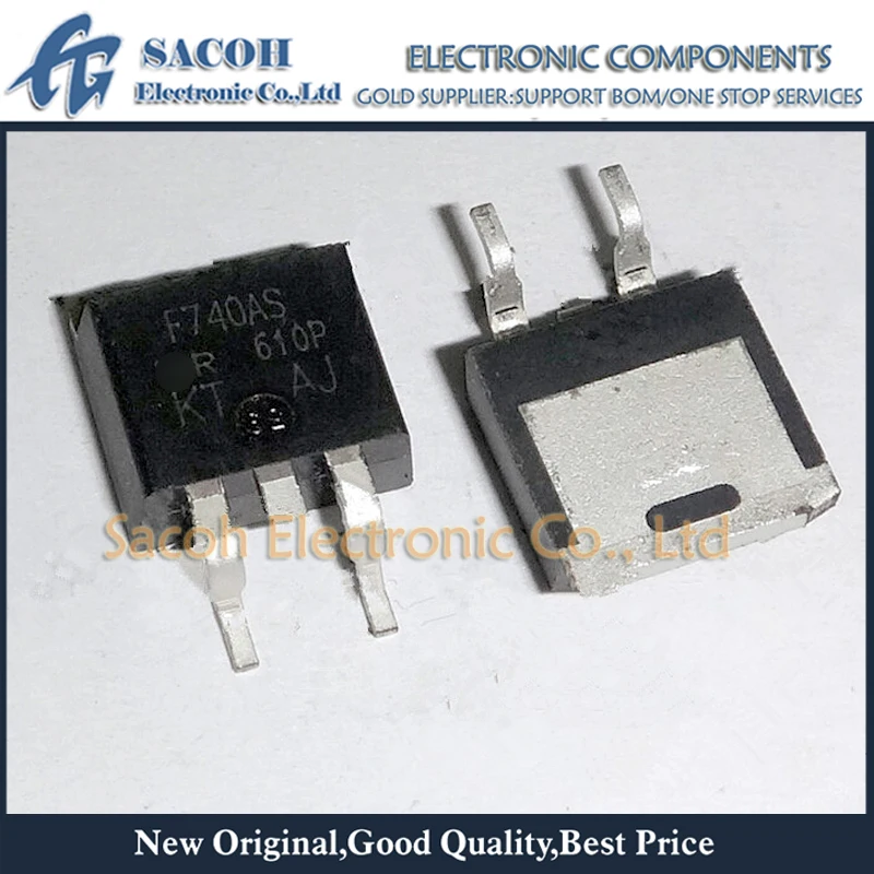 10Pcs IRF740SPBF or IRF740S or IRF740AS F740AS TO-263 10A 400V N-ch Power MOSFET