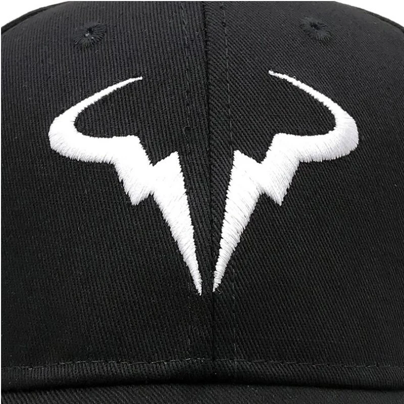 Gorra de béisbol con bordado de alta calidad para hombre y mujer, gorro de béisbol de algodón con diseño de jugador de tenis, estilo Hip Hop, unisex