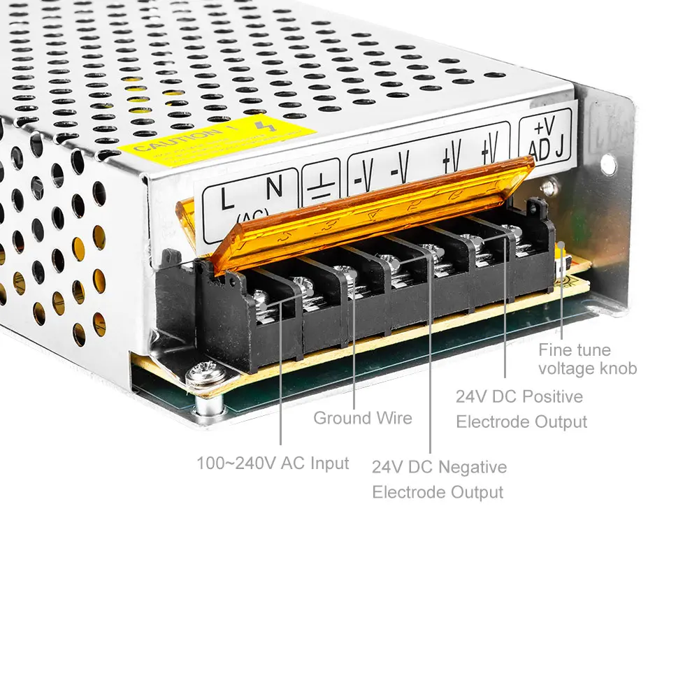 24V 1A/2A/3A/5A/10A/15A/20A AC110V - 220V Interruttore regolato Alimentatore Trasformatore di luce Convertitore di tensione CCTV Led Strip