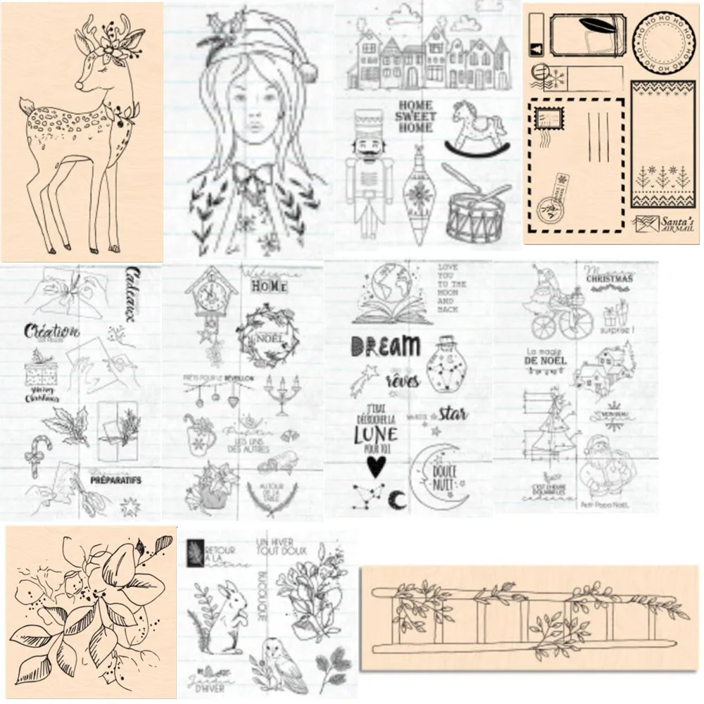 French Transparent Clear Stamps for DIY Scrapbooking/Card Making Fun Decoration Supplies   A0155