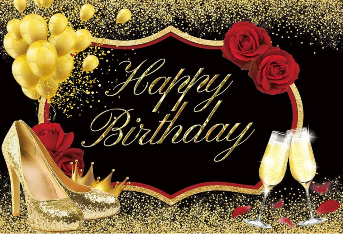 الذهب الأحمر النساء عيد ميلاد خلفية بورجوندي الوردي بريق الكعوب بالونات التصوير خلفية 40th 50th 60th الطرف الديكور