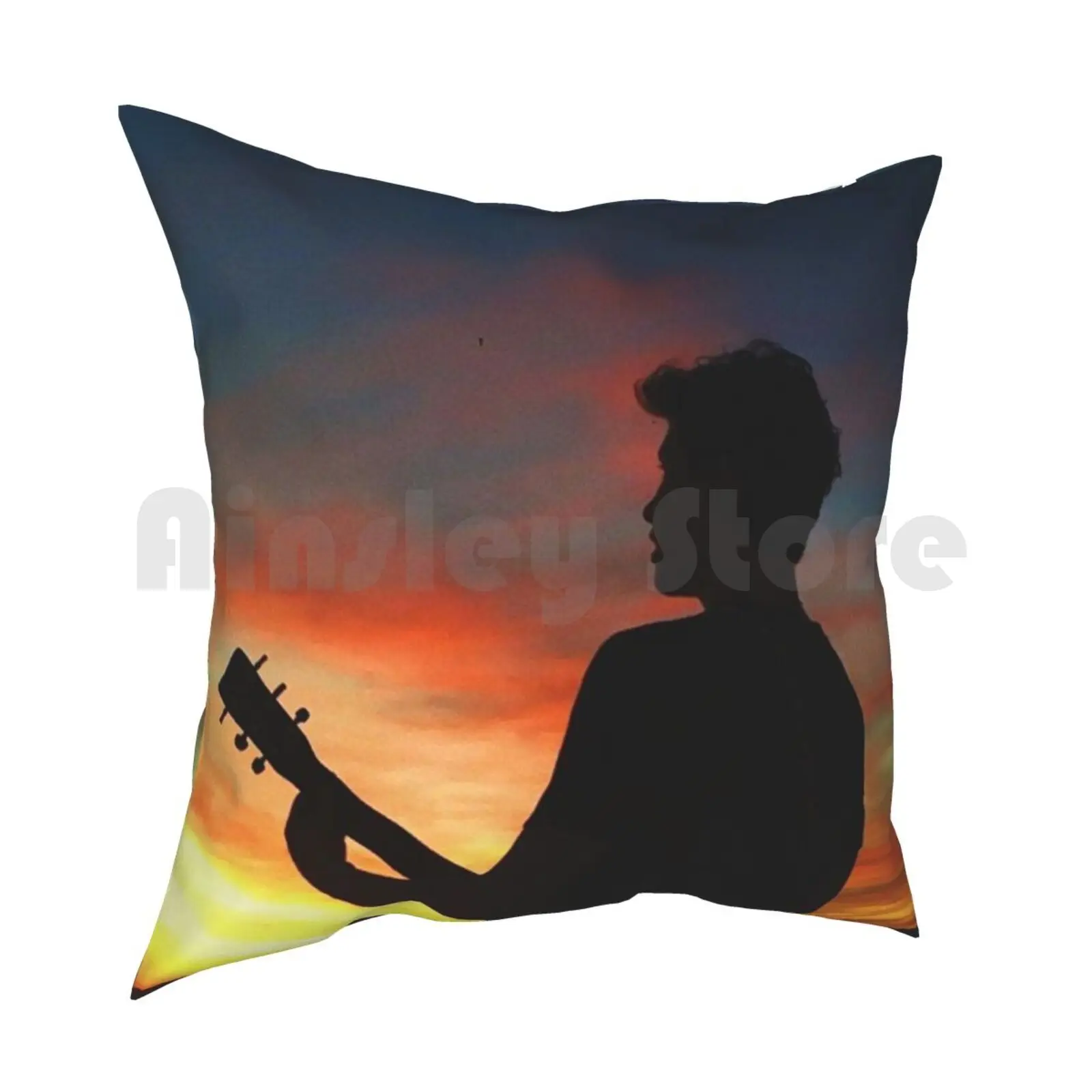 Sunset Shawn Pillow Case Printed Home Soft Throw Pillow Sunset Shawn Mendes Artist Musican Famous Beautiful Canadian