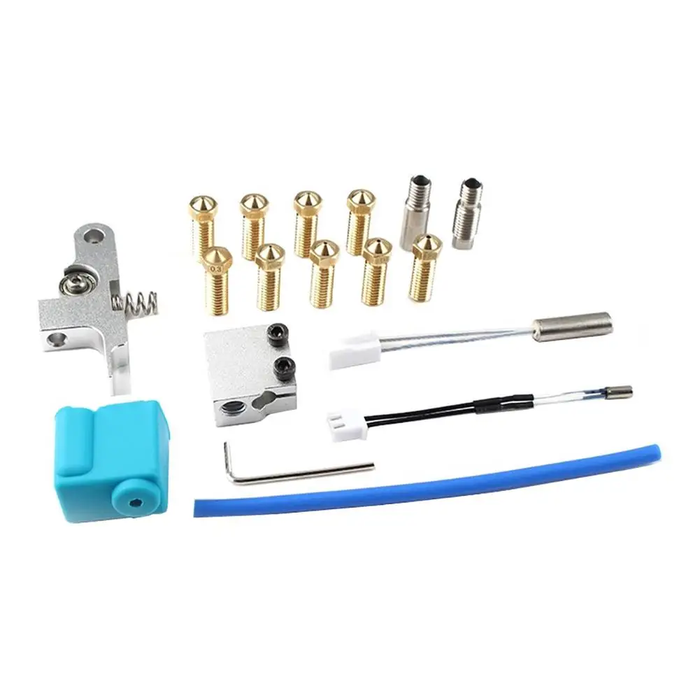 أجزاء طابعة ثلاثية الأبعاد فوهة عبقرية سيليكون كم المقاوم الحراري أنابيب التدفئة للمدفعية طابعة ثلاثية الأبعاد Sidewinder X 1