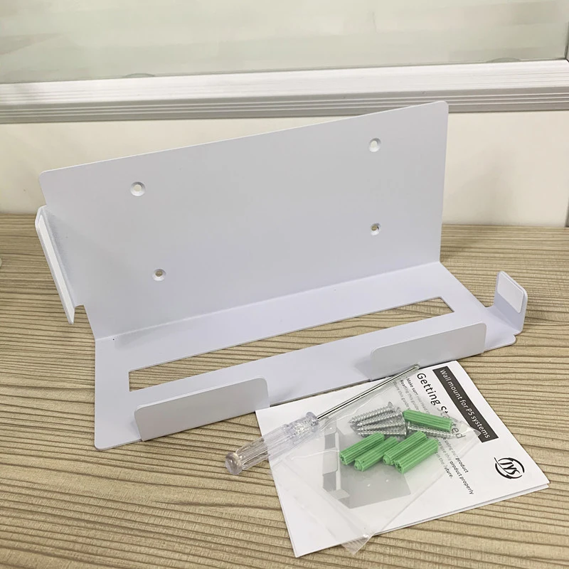 حامل حائط لوحدة تحكم ألعاب PS5 ، رف تخزين مثبت على الحائط لجهاز Playstation 5 ، غير قابل للانزلاق