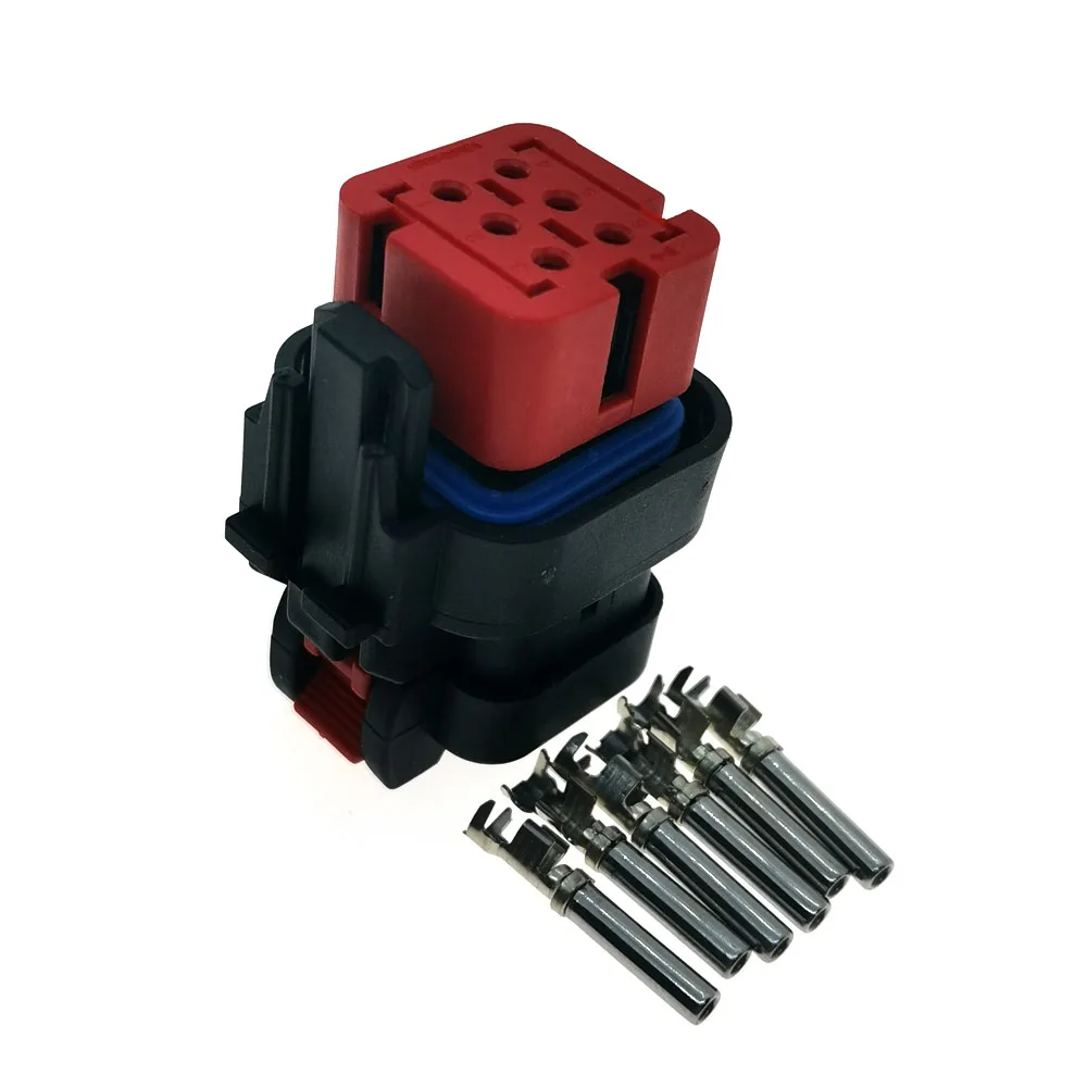 AMP/TE 6 Pin Auto 776433 776531-1 Camshaft sensor plug,6P Oil pressure/atmospheric pressure sensor plug for Excavator Carter