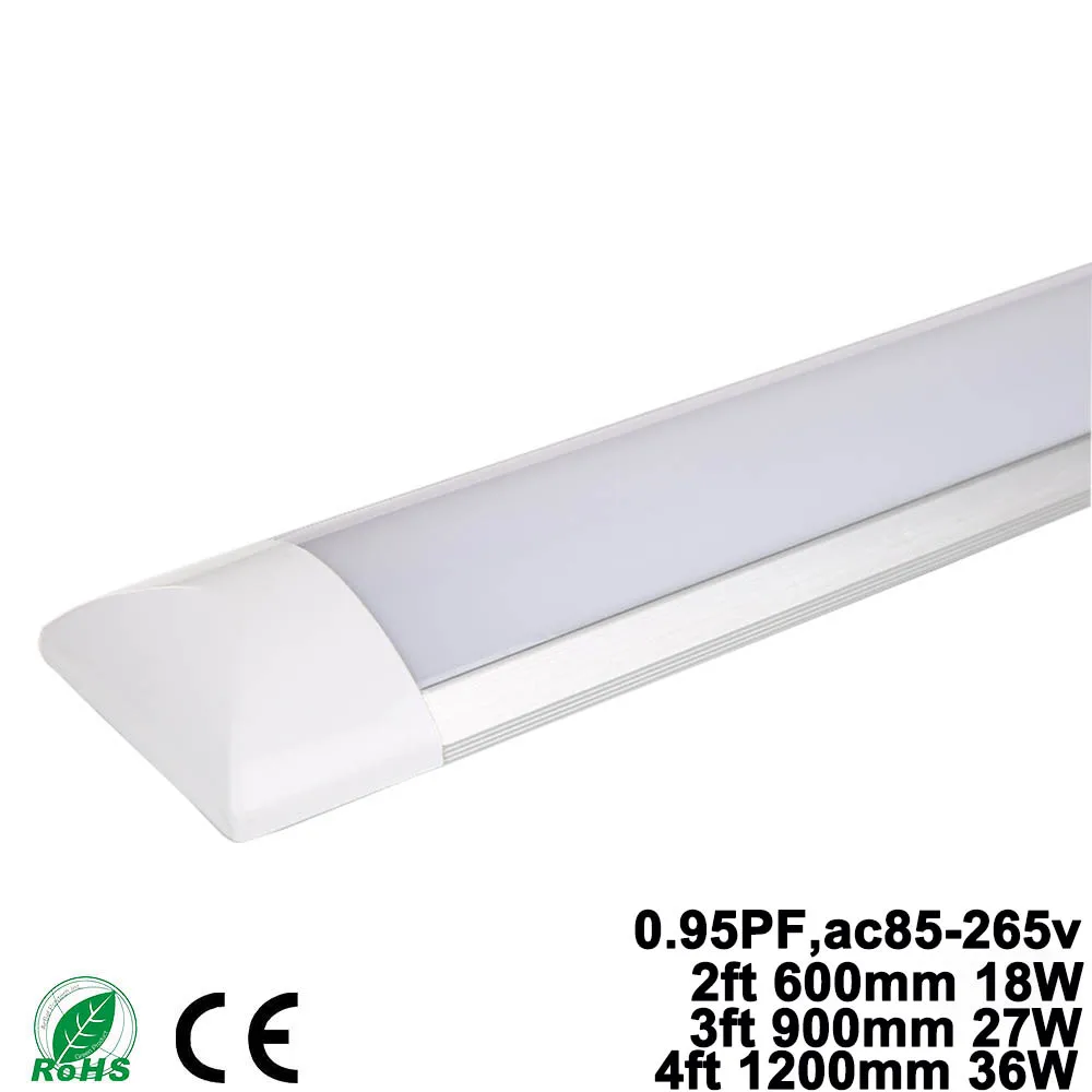 

3pcs Led Linear light Clean Purification Tube Light 2ft/18W 600mm 3ft 900mm Led Tube Lamp Flat Batten Light Linear Lamp