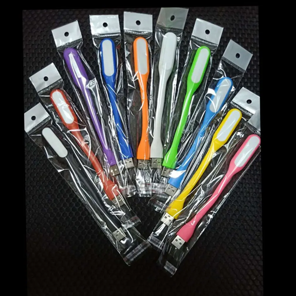 Mini portatile USB LED flessibile luce notturna lampada da lettura a libro Super luminosa per Power Bank PC Laptop Notebook Drop ship