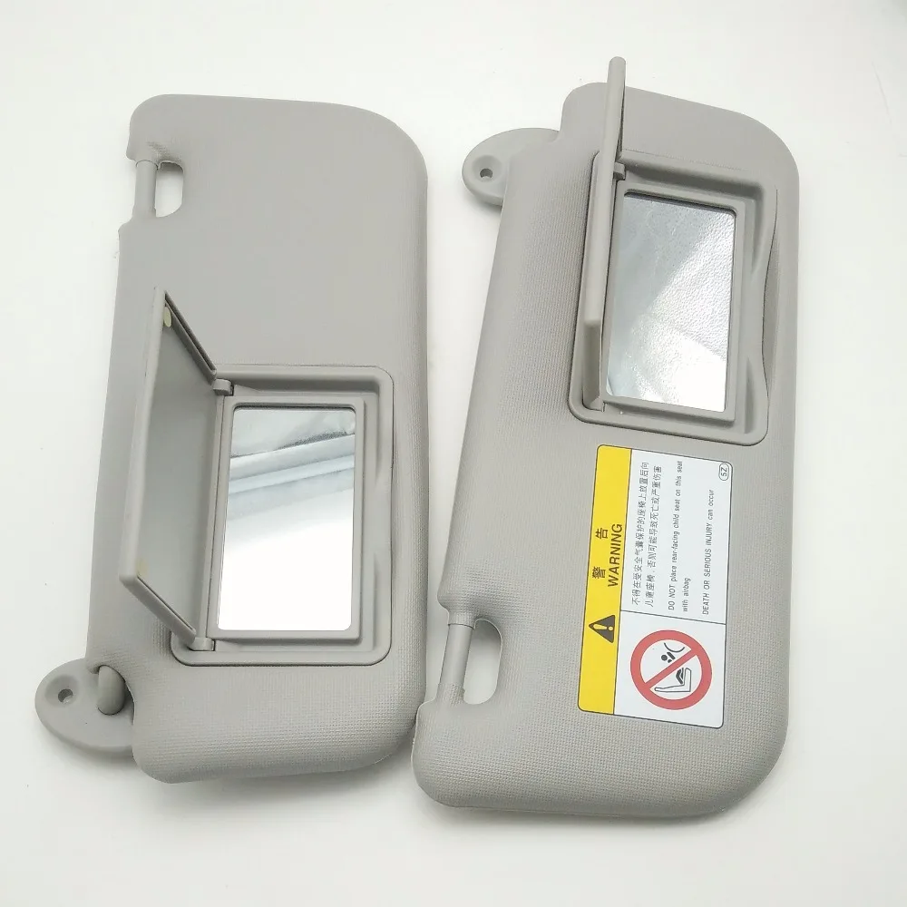 

Auto accessories sun visor for Toyota Corolla 2014-2017 with a make-up mirror sun visor 74320-02B21 74310-02K91