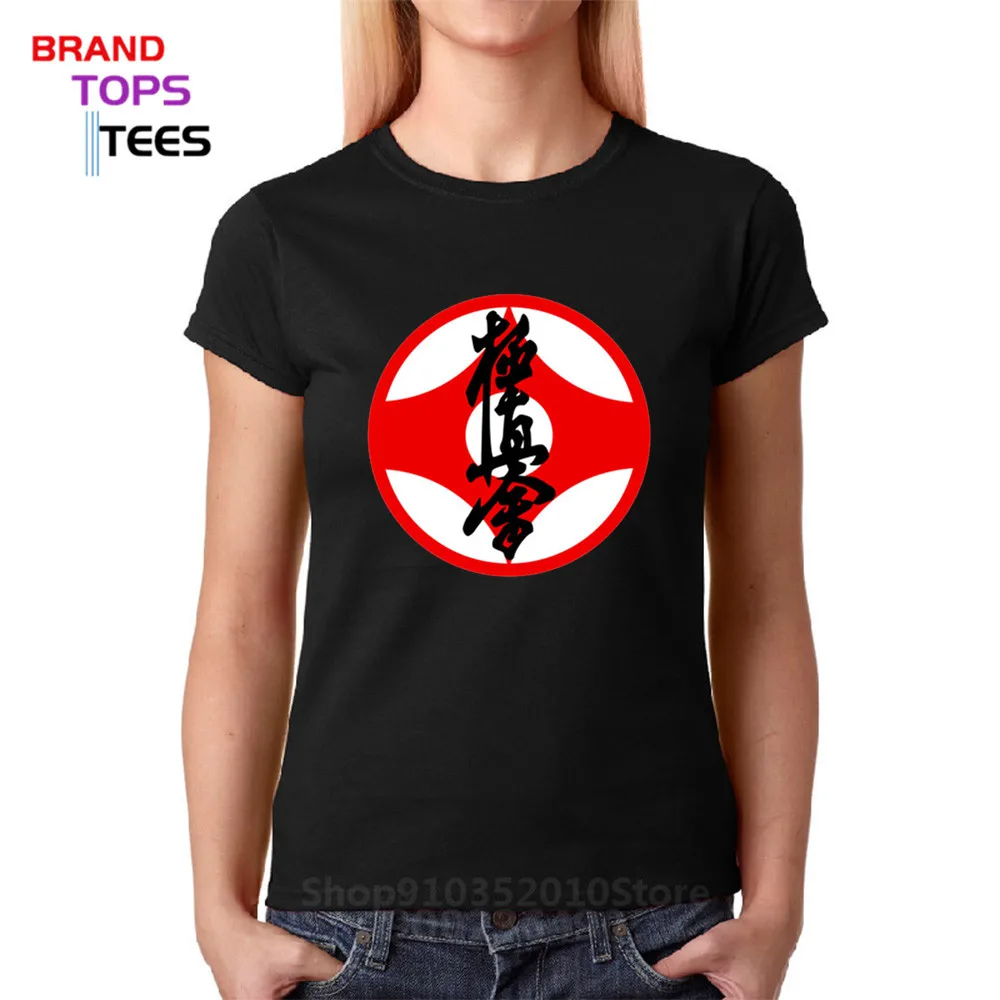 Japan Style Vintage Kyokushin Kaikan Karate Symbol T shirts women Kyokushinkai tshirt Retro Kyokushin Karate Logo T-shirt