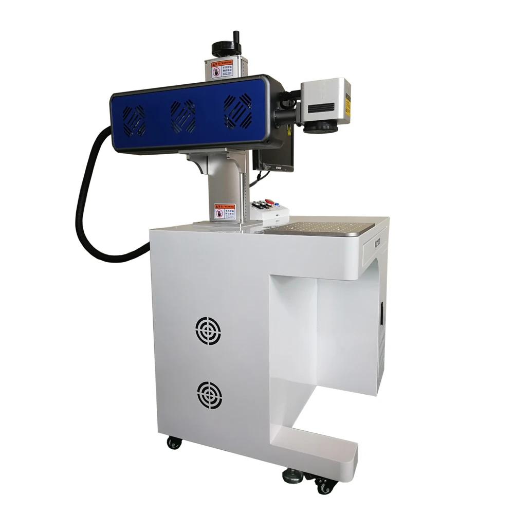 

Mini Desktop Fiber Laser Marking Printing Machine 20W 30W 50W Laser Source Raycus Fiber Laser Engraver for Metal Carving Mobile