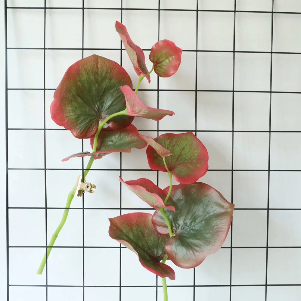 

Single Fork Latex Butterfly Leaf, Artificial Plants, Micro Landscape, Indoor Plant Wall, Home Decoration, Flower Material Leaves