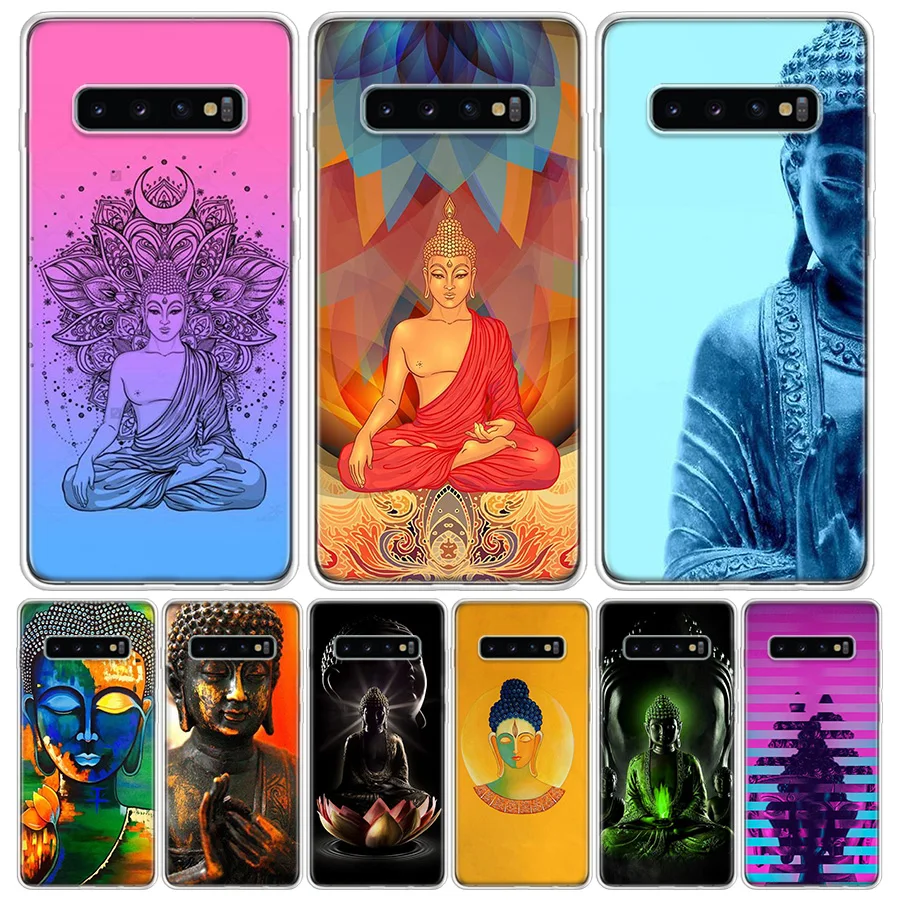 India Buddha Phone Case For Samsung Galaxy S24 S22 S23 Ultra S20 FE S10 S21 Plus S10E S9 S8 + Coque Back Cover