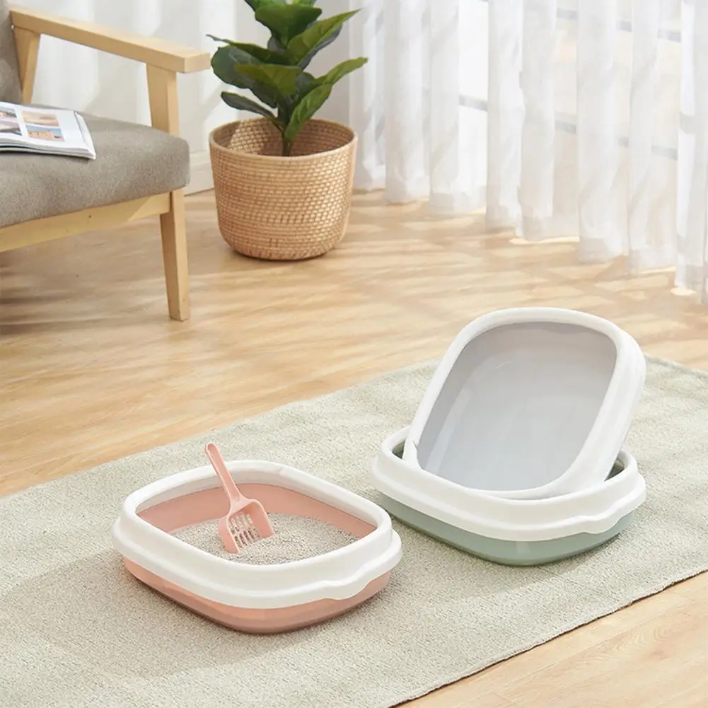 Pet Toilet Bedpan Excrement Training Sand Litter Box Anti-Splash Dog Toilet Cat Dog Tray With Cat Litter Shovel Cat Litter Box