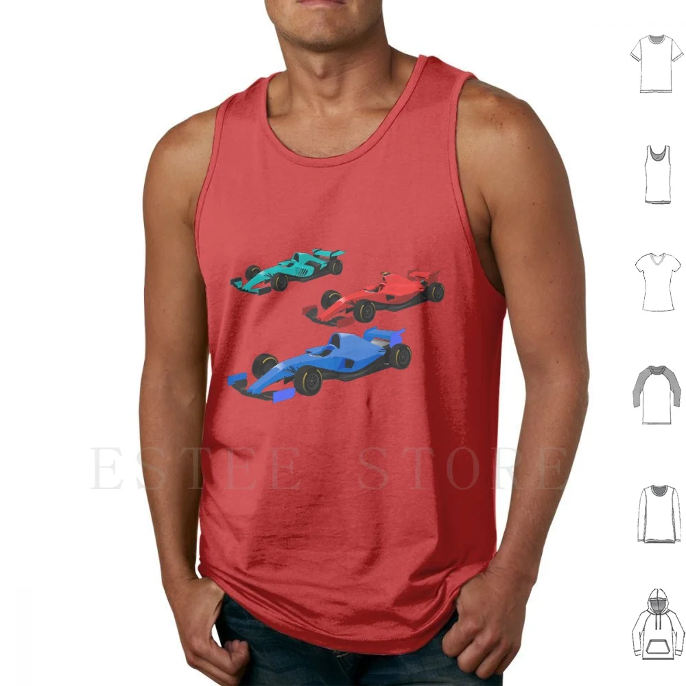 Compete Racing Cars 6 Tank Tops Vest R33 R34 R35 Race Race Car Racecar Racing Racing Car Racing Cars Racing Point Kimi