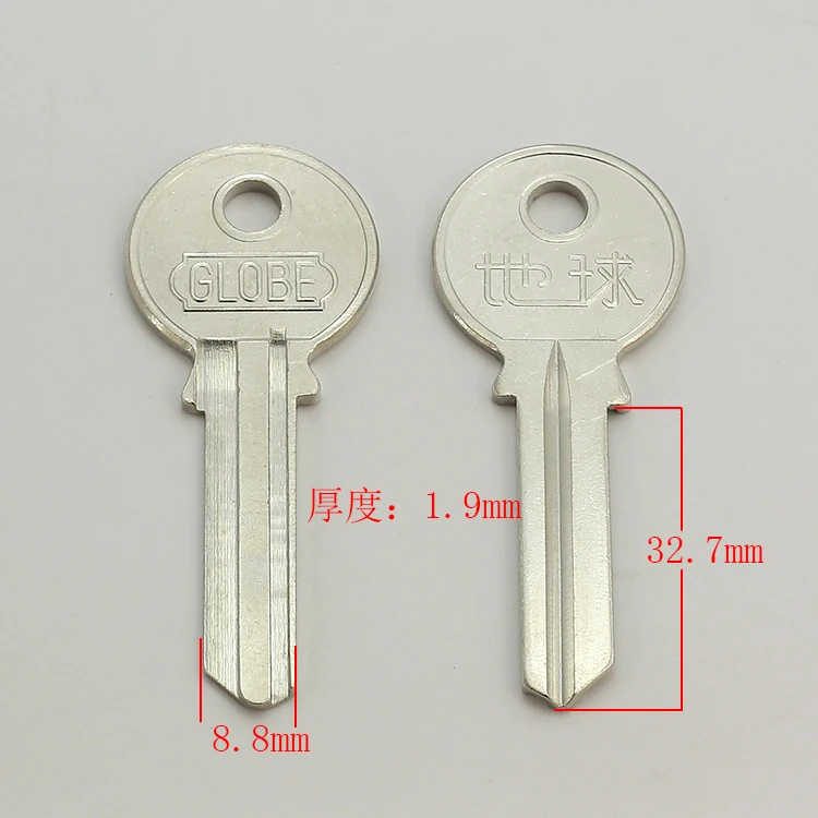 

A159 Wholesale Locksmith Keymother Brass House Home Door Blank Empty Key Blanks Keys 20 pieces/lot