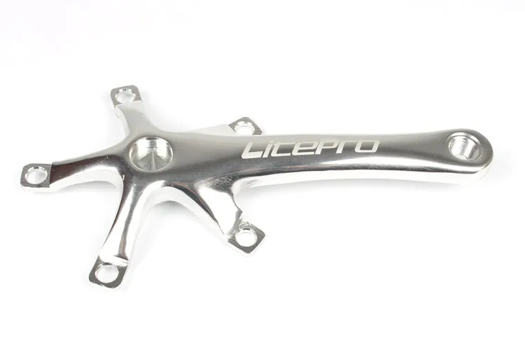 Litepro Faltrad Kurbel Ultra-licht Platz Kurbel 170MM CNC Aluminium Legierung BMX Fahrrad 130BCD Kettenblatt Teile Zubehör – Detail 11