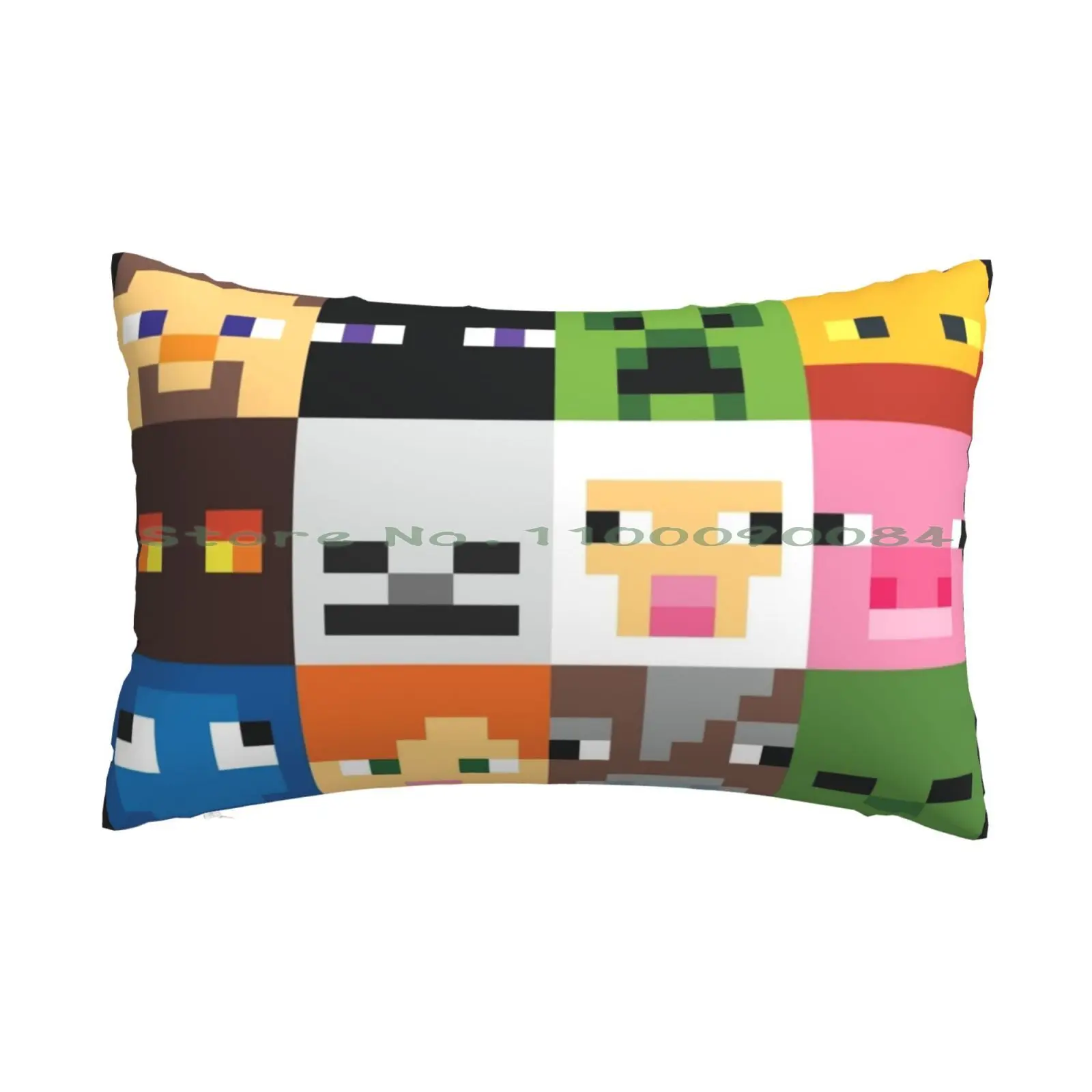 

Face Pillow Case 20x30 50*75 Sofa Bedroom Gamer Story Design Heroes Faces Kids Cool Funny Animation Heroes Long Rectangle