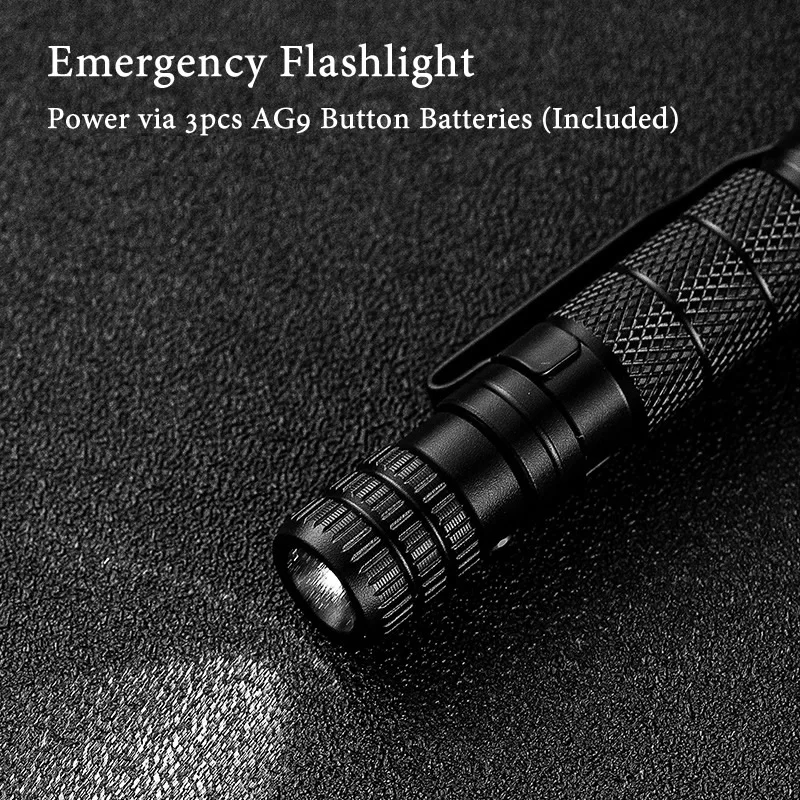 Multi Function Tactical Pen Emergency Flashlight Screwdriver Bottle Opener Window Breaker Outdoor Survival Self Rescue EDC Tool