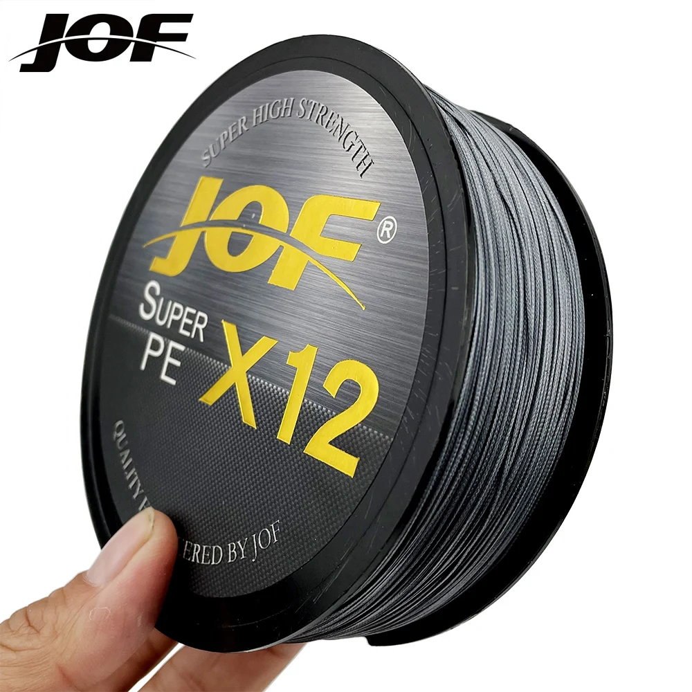 Original JOF Fishing Line Super Strong 500M 300M 100M X12 X9 PE Braided Fishing Lines High Strength 12/9 Strands