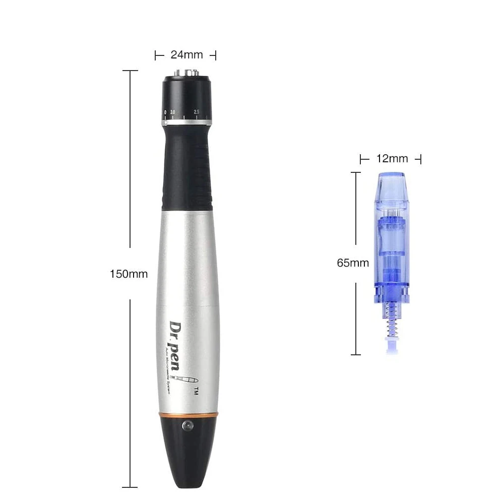 Dr Pen Ultima A1 Filaire Microneedle Stylo Cosmétique, Ling Grossier, Derma Pen, 5 Niveaux de Vitesse, Micro illac, Mésothérapie, Dispositif de