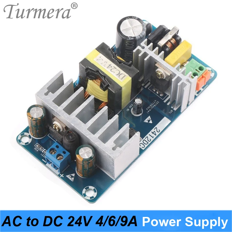 Turmera ca 100-240V à cc 24V 4A 6A 9A Module d'alimentation carte commutateur AC-DC commutateur carte d'alimentation pour pompe voiture et Radio A