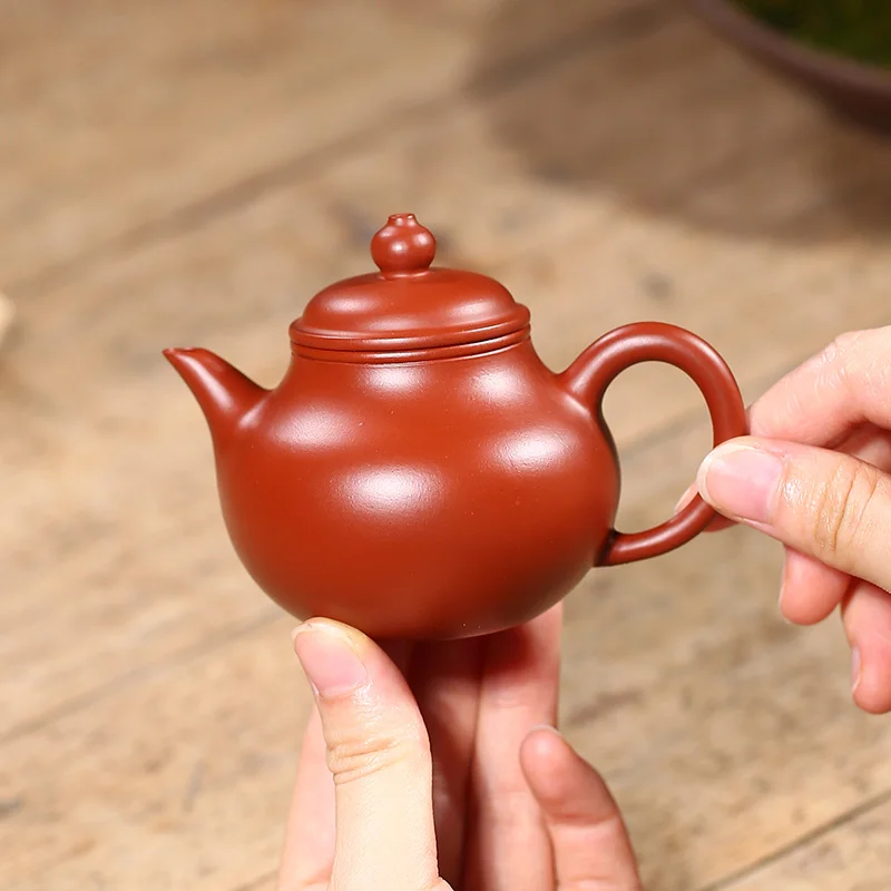 

|pure handmade purple clay pot Dahongpao small capacity autumn kettle Xishi pot household Kung Fu tea pot special price