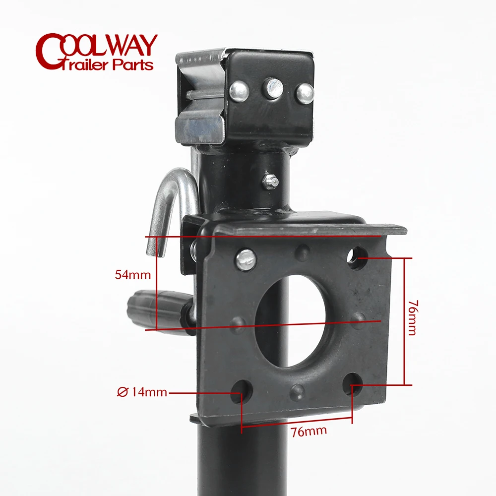 2000ปอนด์15นิ้วลม Bracket Mount หมุน Trailer แจ็คยืนสนับสนุนขามุมคงที่ Camper อะไหล่ Caravan อุปกรณ์เสริม