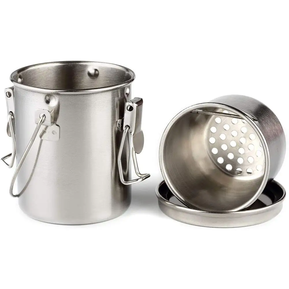 Paint Brush Washer Stainless Steel Airtight Brush Washer Leak Proof Painting Pen Cleaner Bucket Office School Supplies