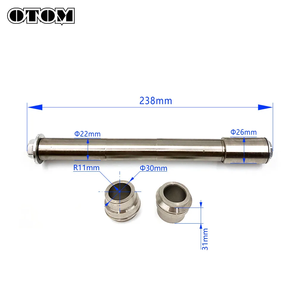 OTOM Motorcycle Front Axle Fork Wheel Slider Falling Protector For KTM EXC SX XC-W SXF HUSQVARNA FC FE TC TE 125 150 250 350 450
