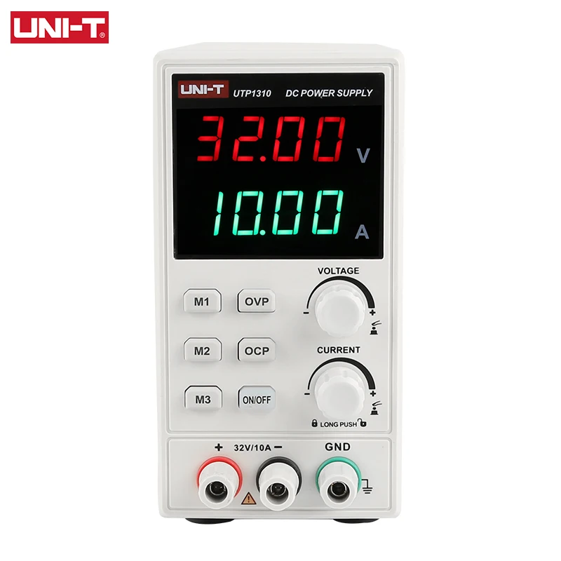 Imagem -03 - Uni-t-dc Fonte de Alimentação 320w Tester Bits de Tensão Atual Display 32v 10a Reguladores Reparação de Laboratório Ajustável Utp1310