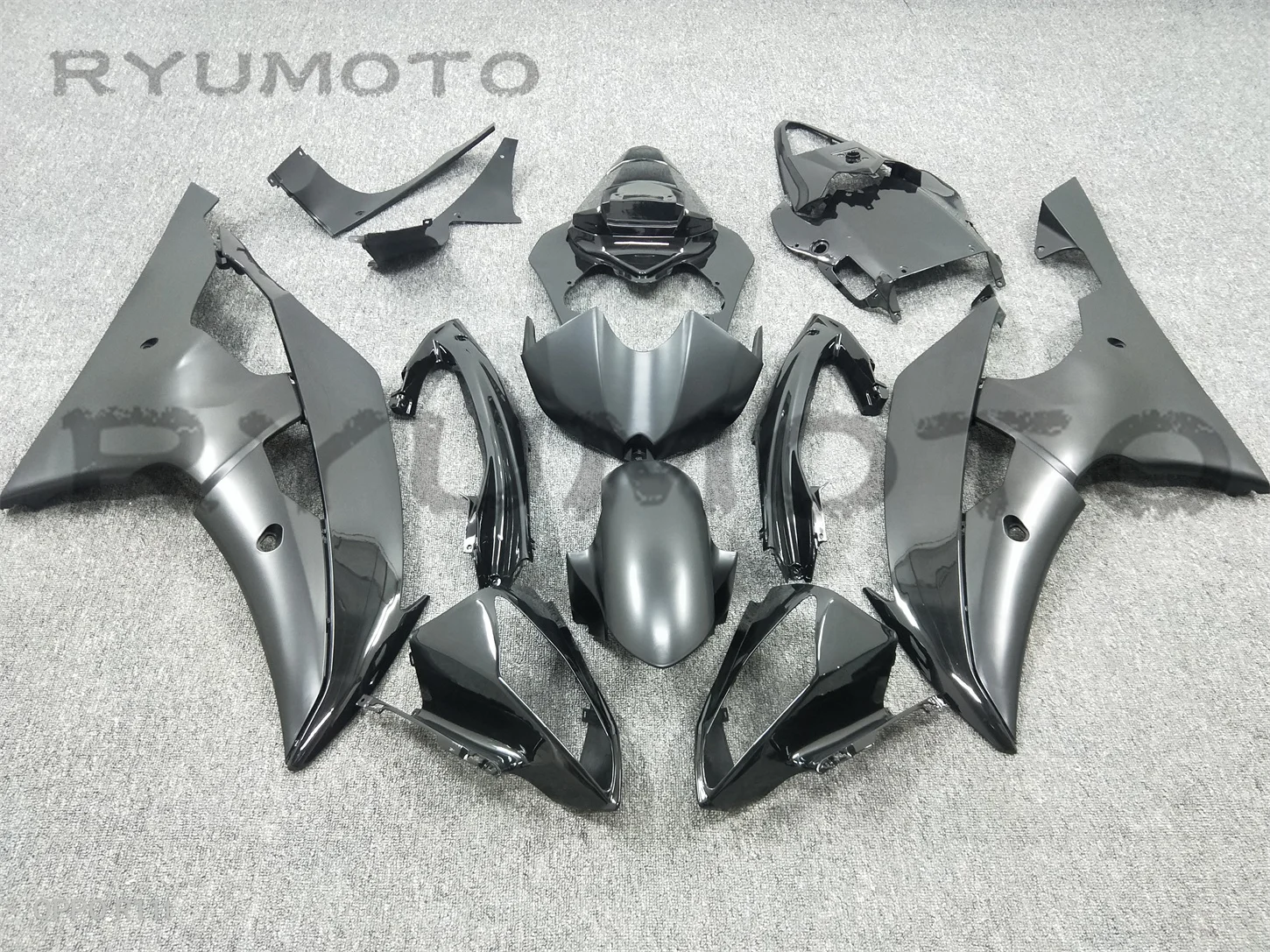 Motorcycle Injection Fairing Kits For Yamaha YZF R6 2008 2009 10 2011 12 13 15 16 Fairings Bodywork YFZ-R6 08 09 11 ash