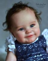 NPK two sizes 20/24inch reborn doll kit Maddie 60CM original size toddler baby  fresh color doll kit