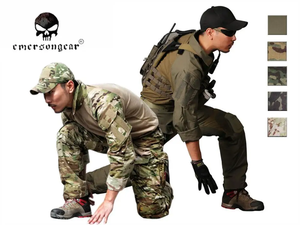 

Тактическая униформа Emersongear G3 для мужчин, комплект верхней одежды