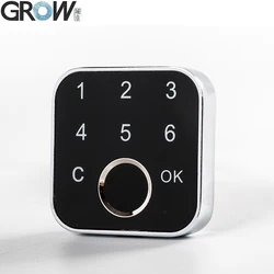 GROW G16 Fingerprint Electric Cabinet Drawer Lock Keypad With Two Installation Methods For Office Home Bank