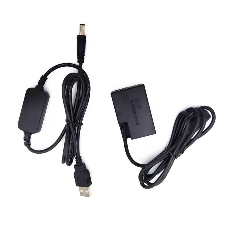 لكانون R8 R10 R50 قبلة 8000D EOS المتمردين T6i 800D 9000D كاميرات LP-E17 الدمية بطارية DR-E18 تيار مستمر المقرنة مع 5 فولت USB محول