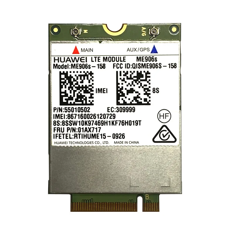 ME906S ME906S-158 FRU 00JT491 01AX717  Original M.2 Qualband FDD LTE 4G Module for Thinkpad T460 L460 P50s T560 X260 X1